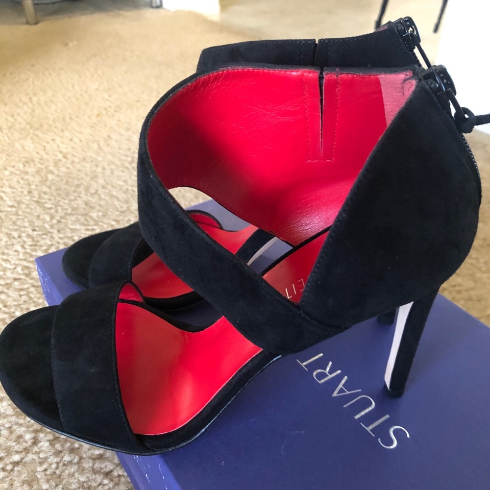 stuart weitzman stiletto sandals size 7.5